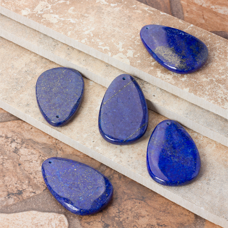 Zawieszki z kamieni - lapis lazuli