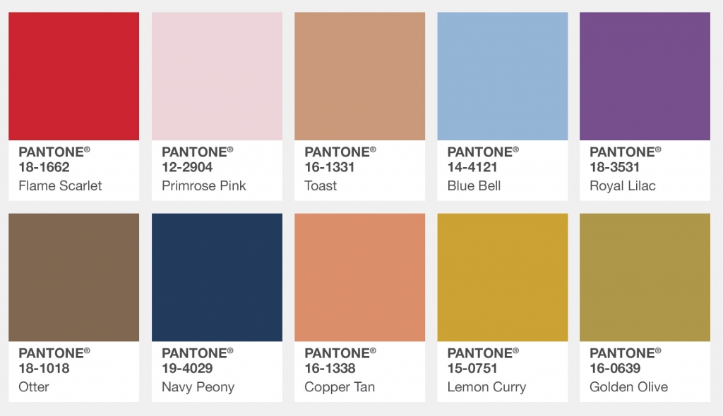 Jesienna paleta barw Pantone