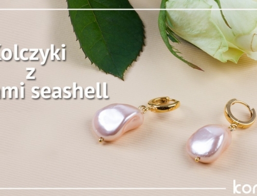 Kolczyki z perłami seashell – kurs krok po kroku