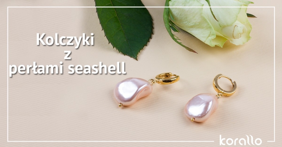 jak zrobić kolczyki z perłami seashell