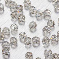 5000 round bead silver shade  6mm