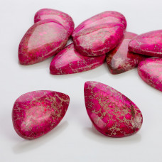 Jaspis cesarski łezka nieregularna różowy 40-50mm