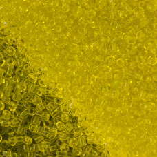 Koraliki SeedBeads Round 12/0 Transparent Yellow
