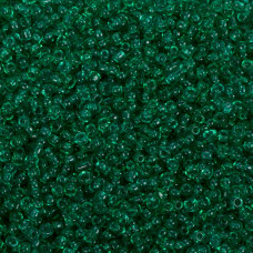 SeedBeads Round 12/0 Transparent Grass Green