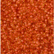 Koraliki NihBeads 12/0 Inside-Color Topaz/ Apricot Line
