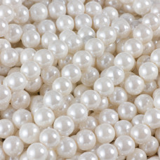 Perły seashell kulki białe 8mm