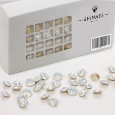 Rhinnes rivoli white opal 8mm