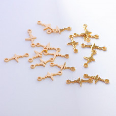 Łącznik ze stali chirurgicznej linia życia złoty 14,8mm