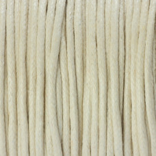 Sznurek bawełniany woskowany ecru 2mm