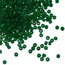 Koraliki TOHO Round 11/0 Transparent-Frosted Green Emerald