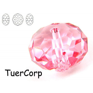 Swarovski oponka 18mm light rose