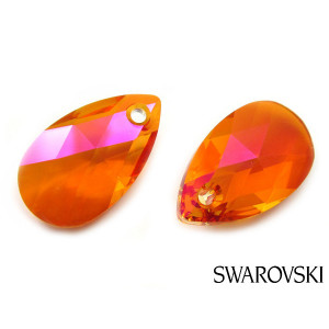 Swarovski pear-shaped 16mm astral pink