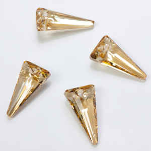Swarovski spike pendant golden shadow 18mm