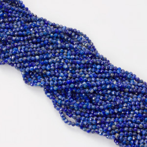 Lapis lazuli kulka fasetowana 2,5mm