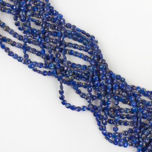 Lapis lazuli dysk fasetowany 4mm