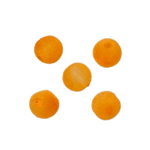 Kulki welurowe 12mm pomarańczowe