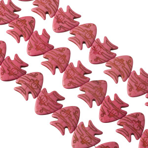Howlit rybka różowa 25x23mm