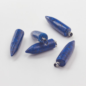 Lapis lazuli zawieszka grot okrągły 50mm