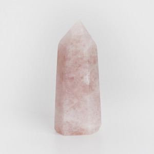 Słupek z różowego kryształu górskiego 15,5cm