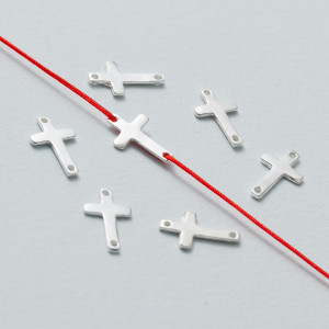 Rozgałęźnik mini krzyżyk ag925 srebrny 11mm