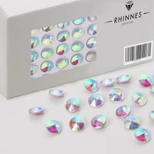 Rhinnes rivoli stone 10mm crystal AB