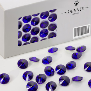 Rhinnes rivoli stone 12mm royal blue