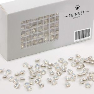 Rhinnes rivoli white opal 6mm