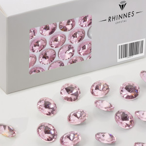 Rhinnes rivoli stone 14mm rosaline
