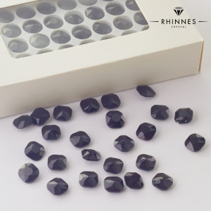 Kryształy Rhinnes diamond cut jet 10mm