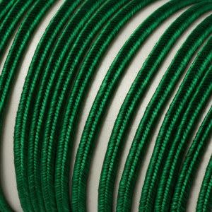 Sznurek pleciony do sutaszu 3 mm zielona trawa