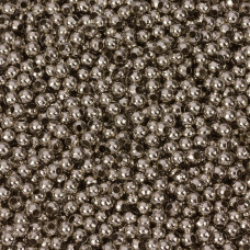 Kulki gładkie w kolorze ciemnego srebra 3mm