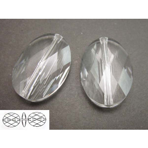 Swarovski oval bead 14mm crystal
