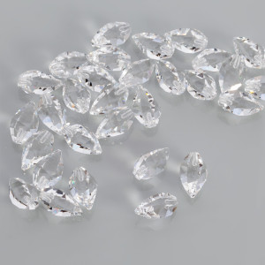 Swarovski twisted drop crystal 12mm