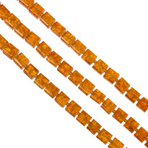 Kostki crackle jasno pomarańczowe 10mm