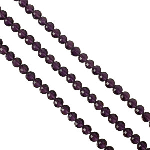 Kulka fasetowana violet 10mm