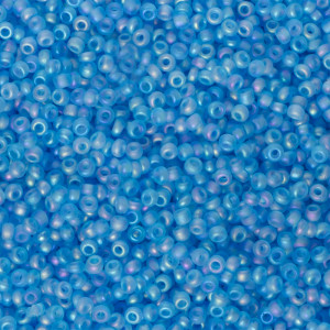 Koraliki NihBeads 12/0 Trans-Rainbow Frosted Aquamarine