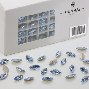 Rhinnes wrzeciono aquamarine 15x7mm